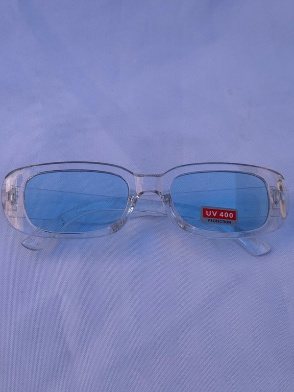 Producto - LENTES RETRO TRANSPARENTE Y CELESTE