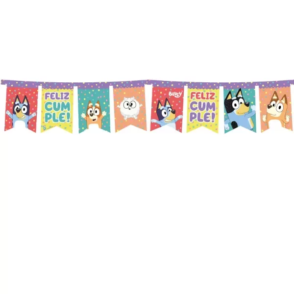 Producto - BANDERIN FELIZ CUMPLEAÑOS BLUEY