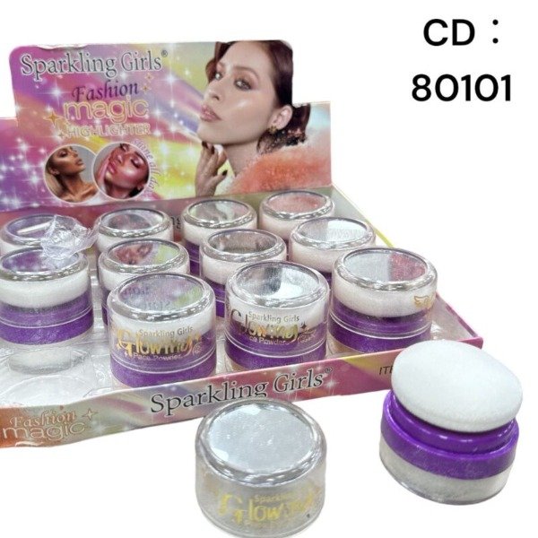 Producto - Polvo de hadas con aplicador pompom