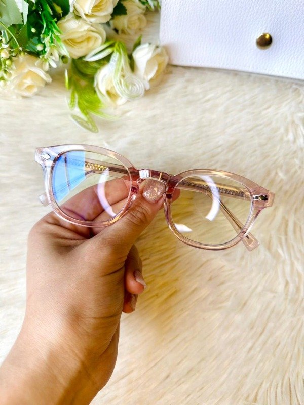 Producto - Circular tr90 rosa + cristales blue cut ar