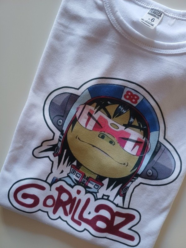 Producto - Remera Niños Disney Gorillaz