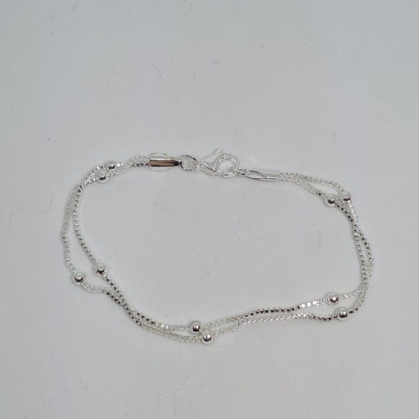 Producto - Pulsera dos hileras veneciana con bolas