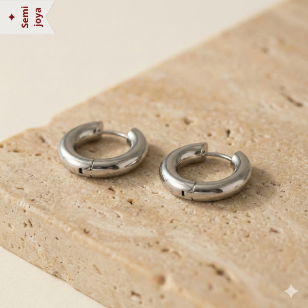 Producto - Argollitas Icon Silver