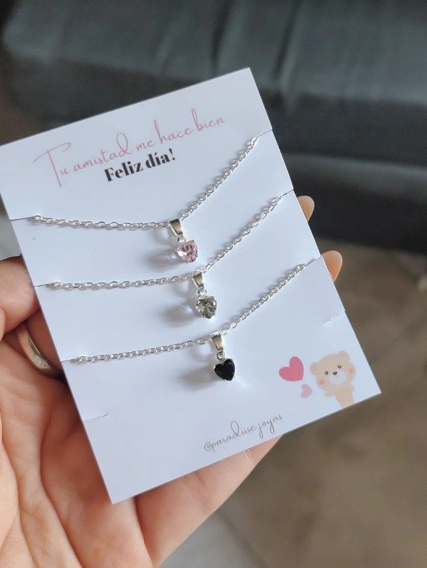 Producto - Collares para compartir x3 (aclarar color)