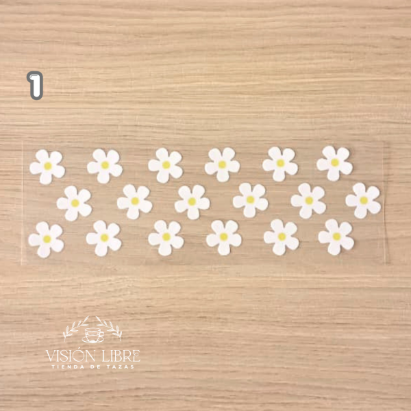 Producto - Stickers Florcitas 8x23cm - 1