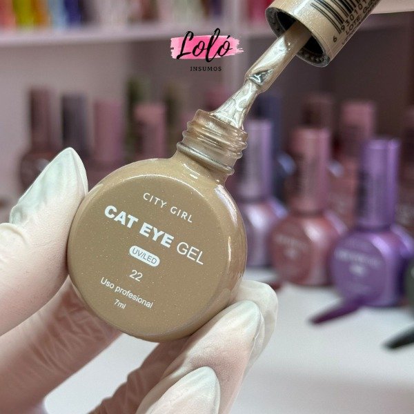 Producto - Esmalte semi 7ml City Girl Cat Eye - 22