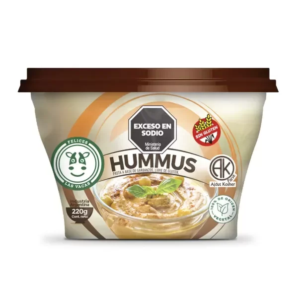 Producto - HUMMUS DE GARBANZOS felices las vacas