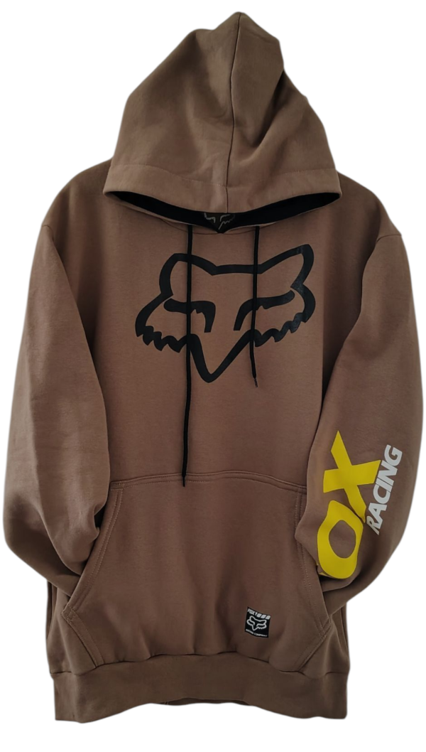 Producto - HOODIE FOX RACING BEIGE OSCURO