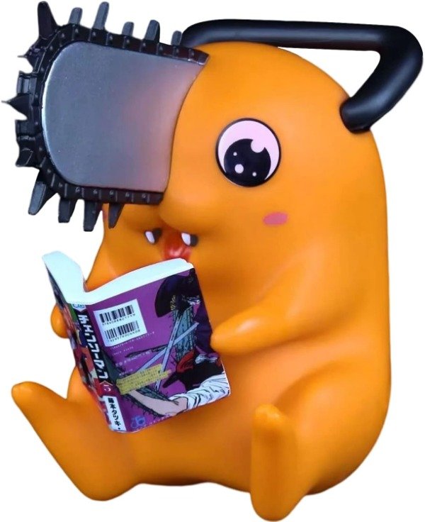 Producto - Figura Pochita Leyendo Manga - Chainsaw Man - 12cm