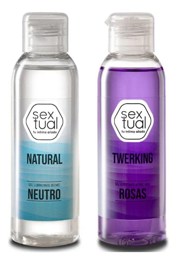 Producto - Gel lubricante anal aroma rosas 80ml + gel lubricante neutro 80ml