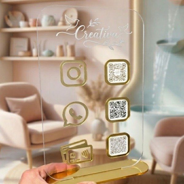 Producto - Cartel QR en Acrílico