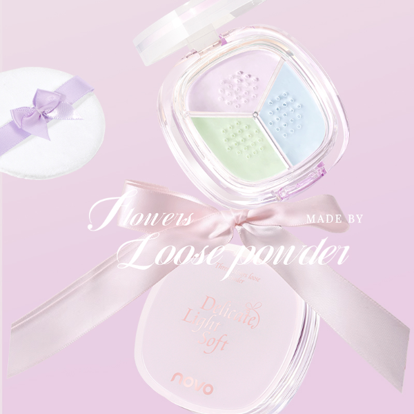 Producto - Polvo traslúcido tricolor Delicate powder Novo #6430 ts