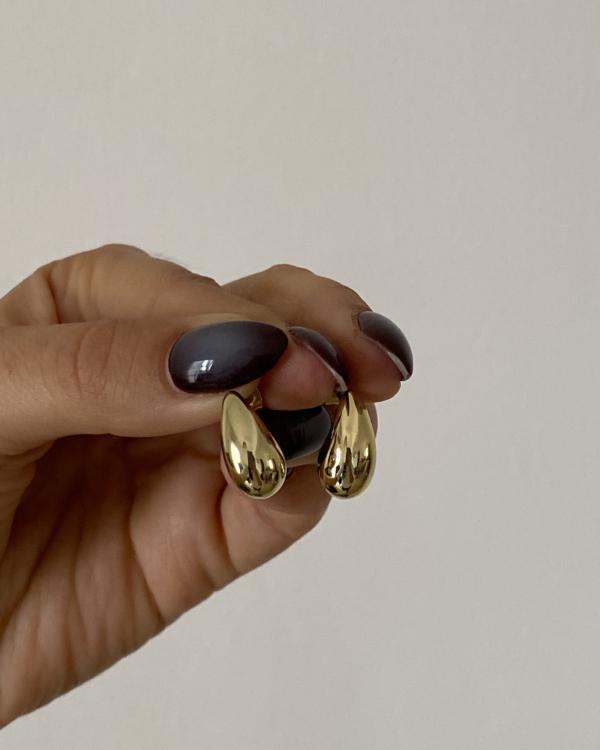 Producto - Mini Aro Gota Dorado - 2