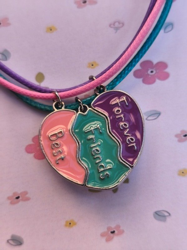 Producto - Collares Iman x3 BFF cordón - 1