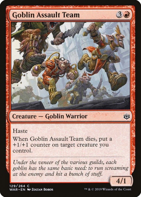 Producto - Goblin Assault Team  War of the Spark