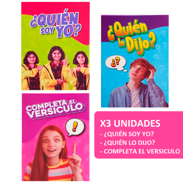 Producto - PROMO Juego De Cartas (PACK X3 UNIDADES)