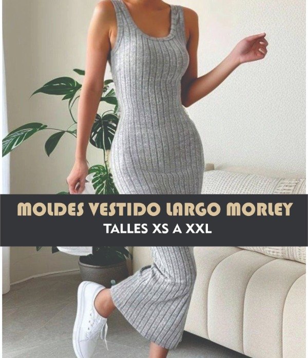 Producto - MOLDES VESTIDO LARGO MORLEY