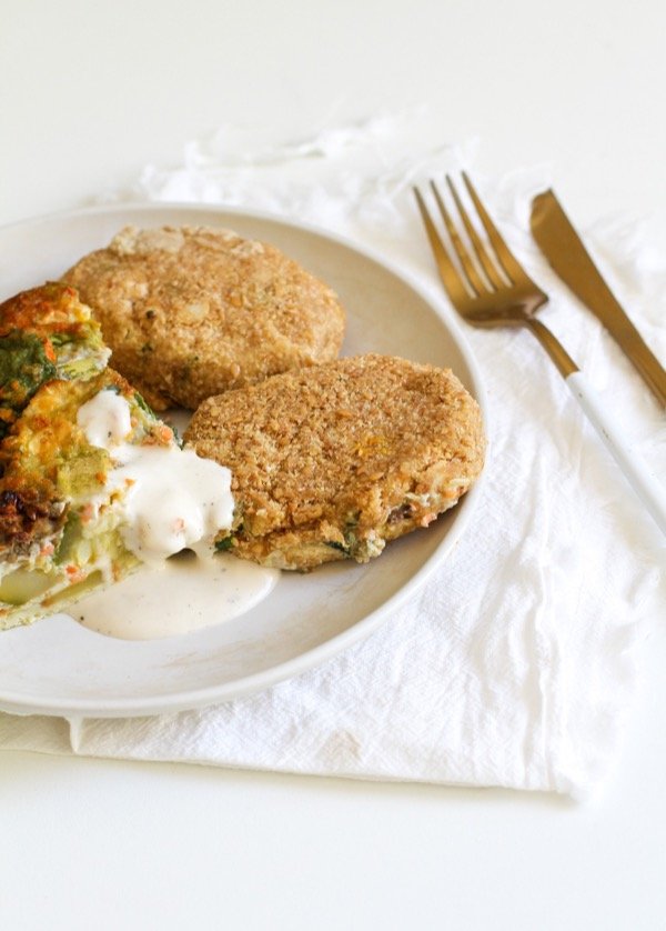Producto - Milas de pollo con soufflé de vegetales keto