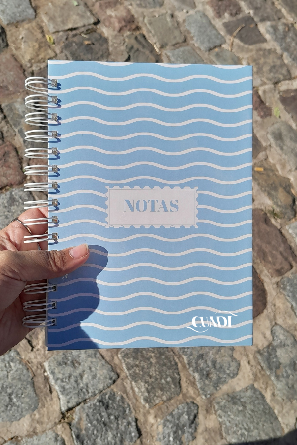 Producto - A5- Líneas celestes