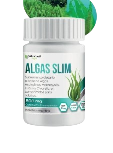 Producto - ALGAS SLIM X 60CAPS - VITABELL