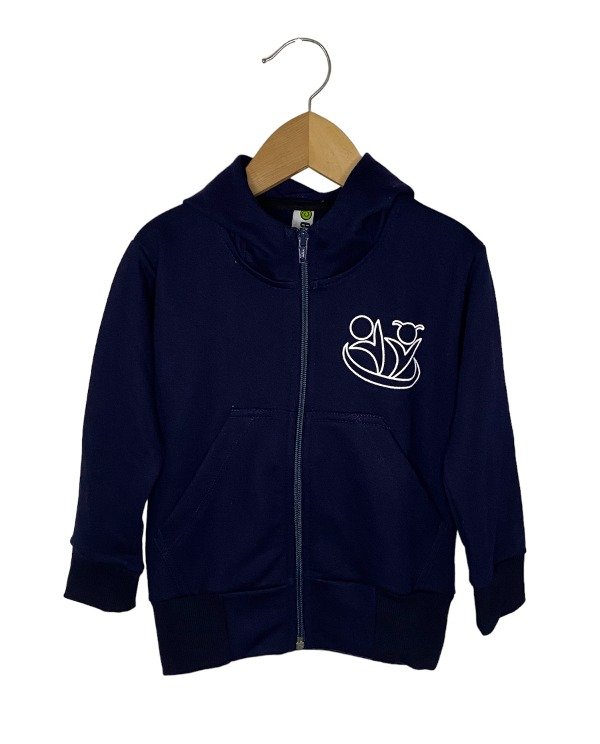 Producto - Campera de algodón con cierre y capucha - JI -