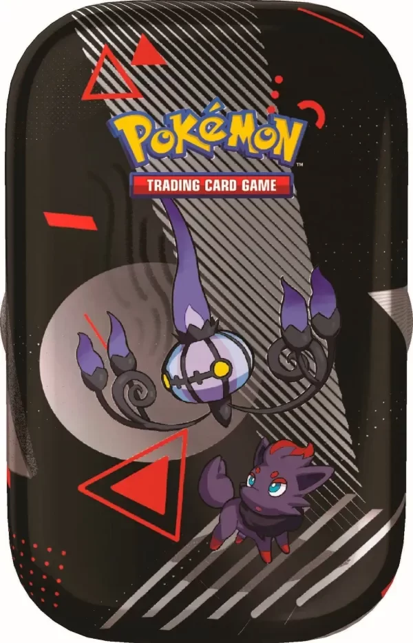 Producto - Mini Tin Unova CHANDELURE ZORUA - Black Flare and White Bolt INGLES SELLADO