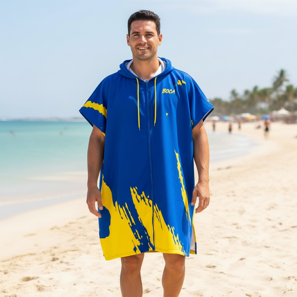 Producto - Poncho microfibra para adulto secado rapido playa piscina