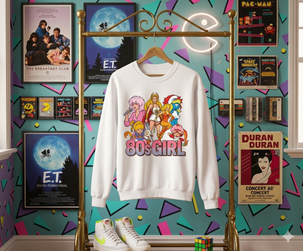 Producto - Buzo Frisa 80s Girl Blanco