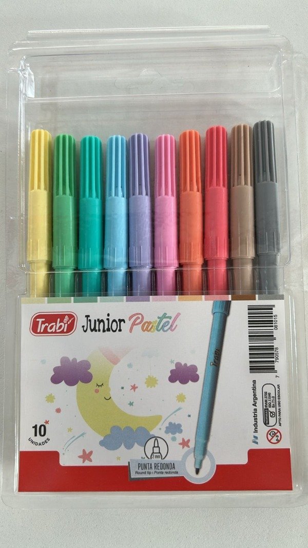 Producto - Marcadores Junior Trabi Pastel