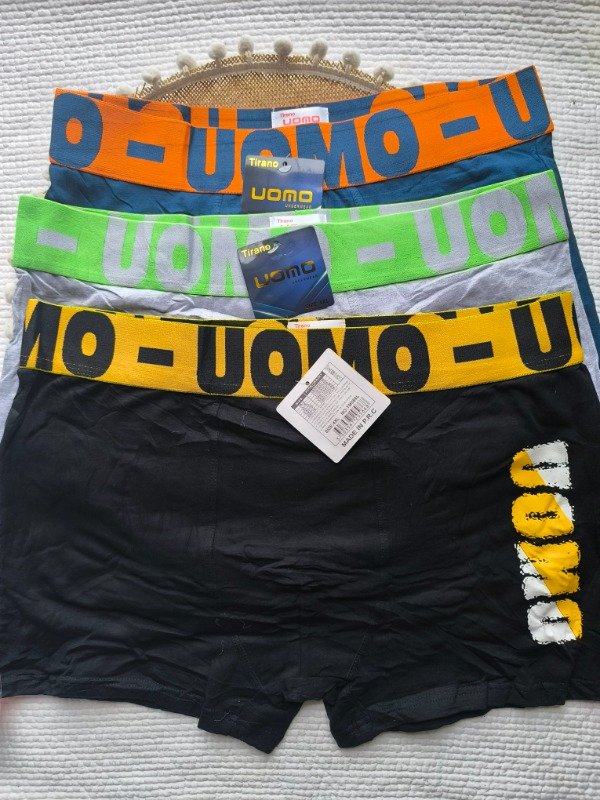 Producto - Docena Boxer Oumo de algodón y Lycra del M al 4XL. Modelo indistinto