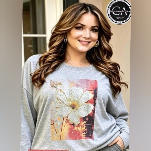 Producto - Reme Flor en Algodón Premium. Talle 8(50/54)