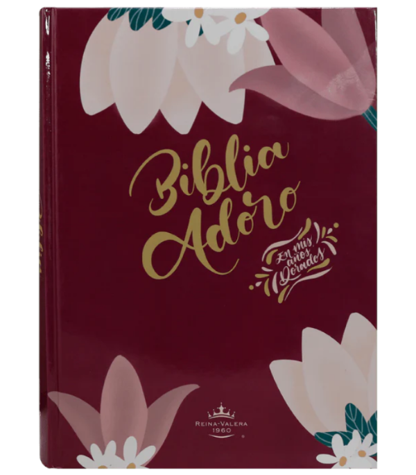 Producto - BIBLIA DE APUNTES ADORO RVR TAPA DURA FLORES