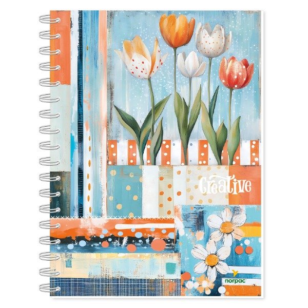 Producto - Cuaderno tapa semirigida A5 rayado Norpac Fantasia - 0