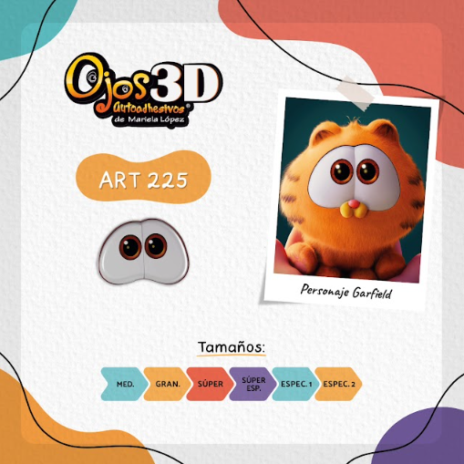 Producto - Articulo 225 - Garfield Modelo 1 - Super