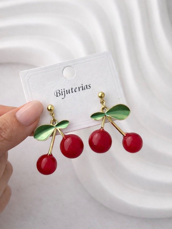 Producto - AROS DORADOS PASANTES CHERRY 1456