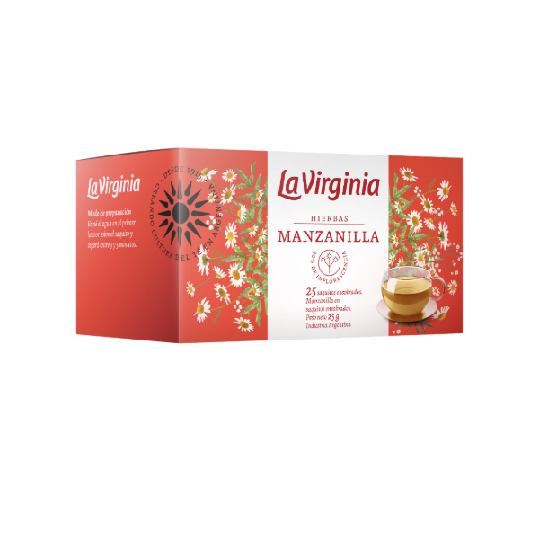 Producto - TE MANZANILLA LA VIRGINIA 6u x 25saq