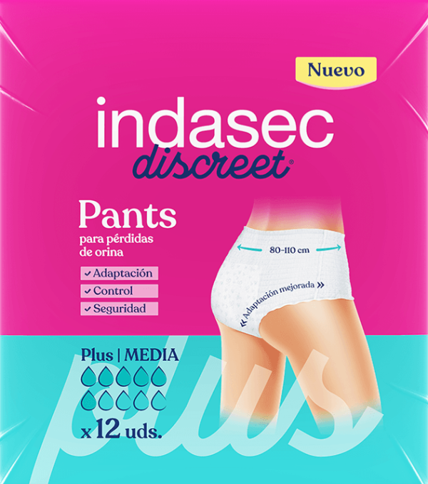 Producto - Ropa interior descartable unisex Indasec Pants Plus M x 12u