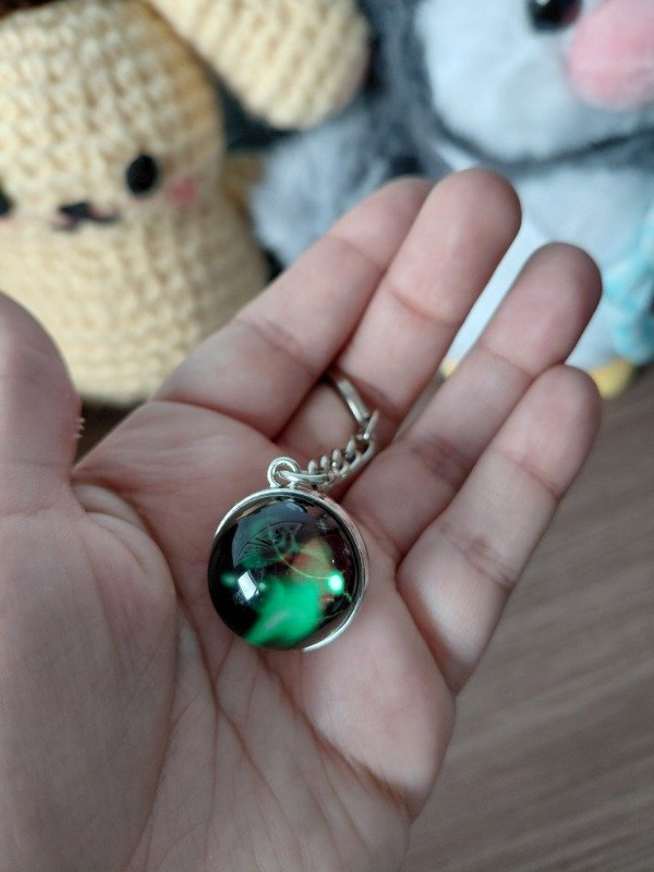 Producto - Llaveros - Bolita mágica verde #001