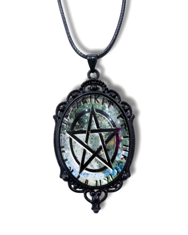 Producto - Collar Camafeo Pentagrama - 1