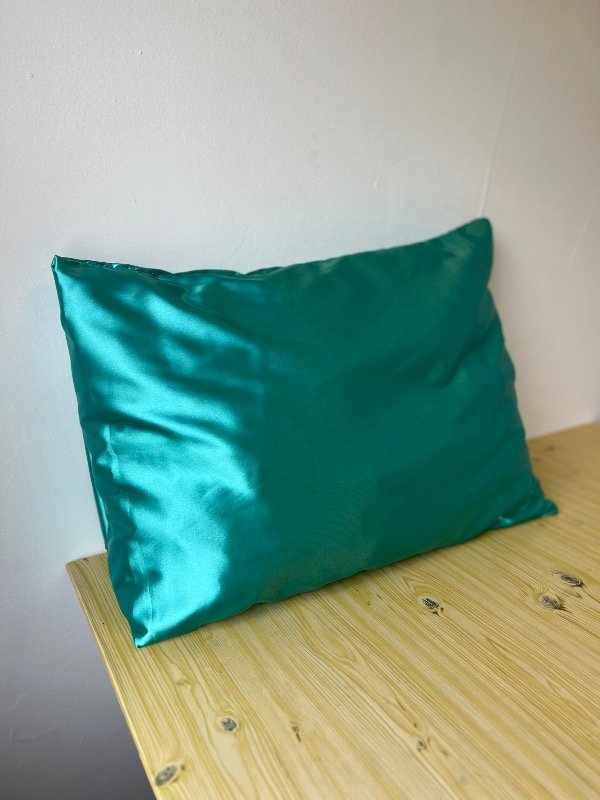 Producto - Funda satén almohada aqua - 0