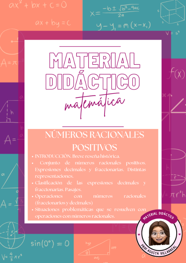 Producto - NÚMEROS RACIONALES positivos. Parte i