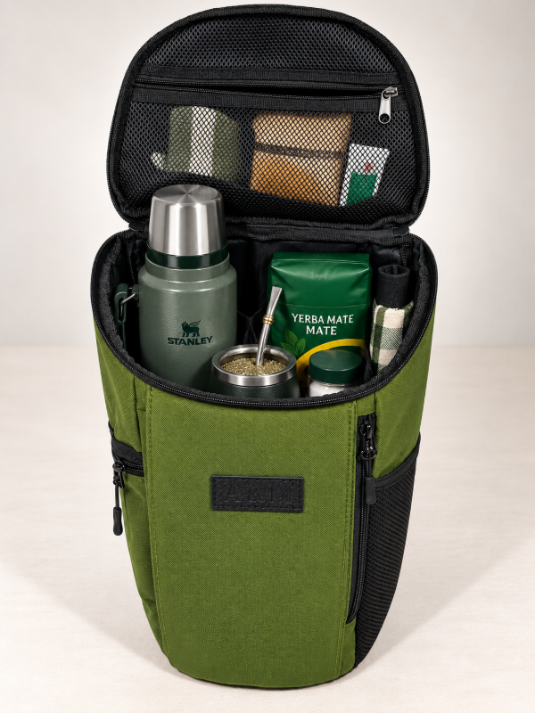 Producto - MOCHILA MATERA TERMICA CAMPING - VERDE MILITAR - 2
