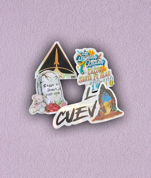 Producto - STICKERS HOLOGRÁFICOS - CAZZU - SET CANCIONES