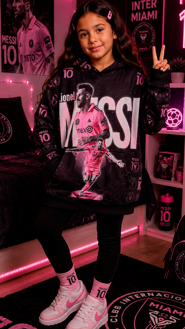 Producto - Buzo Frizado Messi inter miami niños