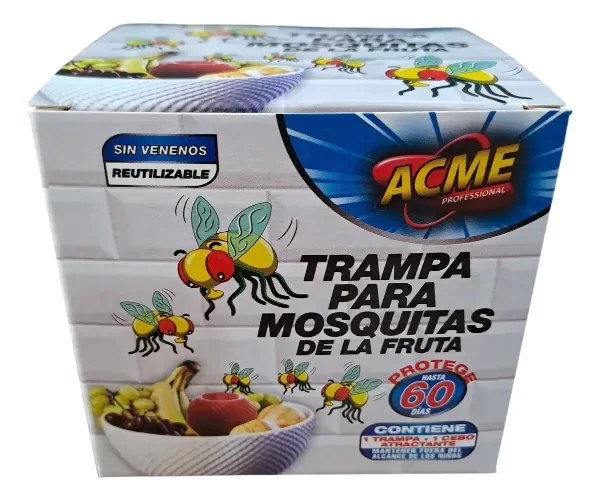 Producto - Trampa Para Mosquitas Reutilizable Manzanita Acme
