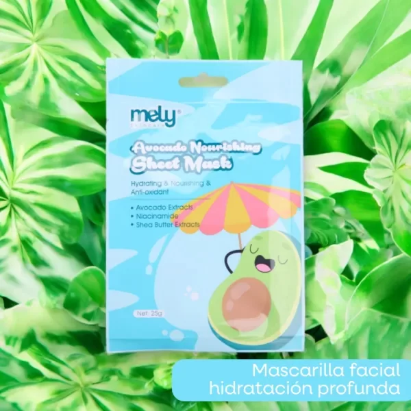 Producto - MASCARILLA FACIAL CON EXTRACTO DE AVOCADO, NIACINAMIDA Y MANTECA DE KARITÉ