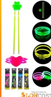 Producto - PULSERA NEON DOBLE CON APLIQUE