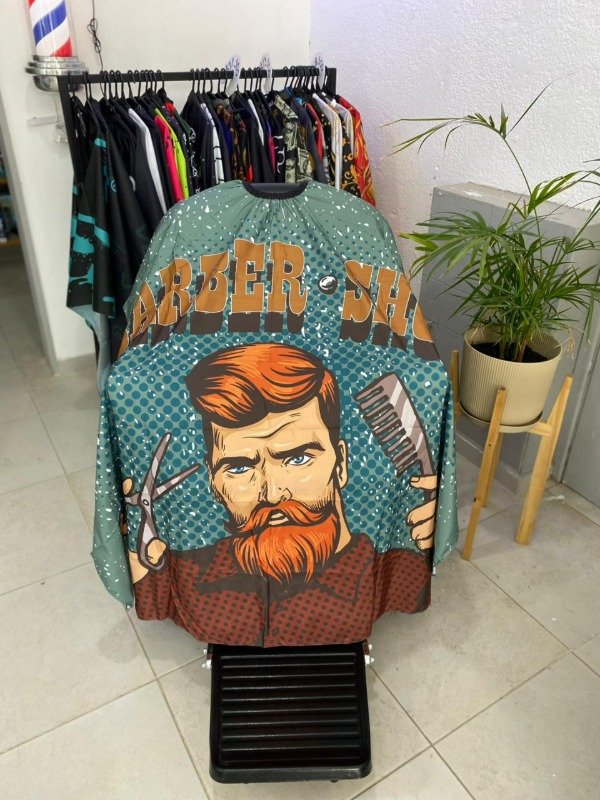 Producto - capa de corte barbershop eloise III