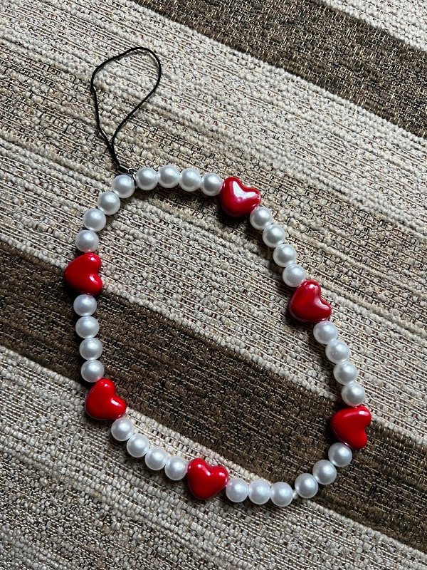 Producto - Phone Strap corazón rojo