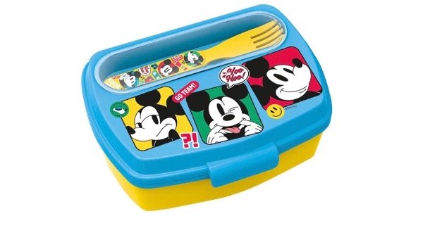Producto - Sandwichera Mickey rectangular c cubiertos